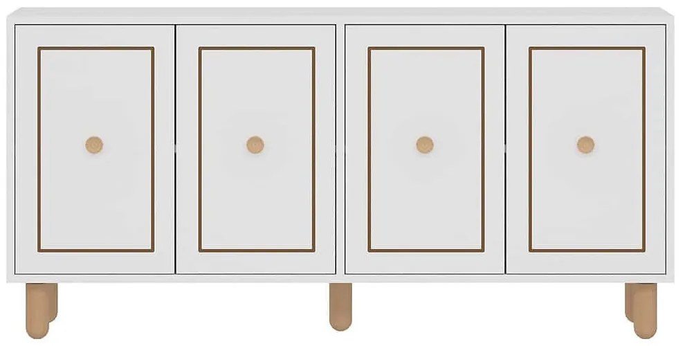 Μπουφές Urban 327ODS1342 150x36x73cm White Μοριοσανίδα, Μελαμίνη