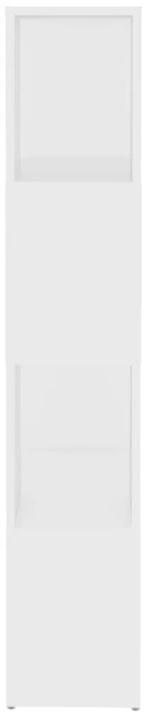 vidaXL Βιβλιοθήκη/Διαχωριστικό Χώρου Λευκό 60x24x124,5 εκ. Μοριοσανίδα