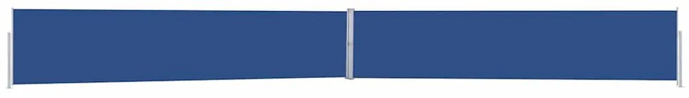 vidaXL Σκίαστρο Πλαϊνό Συρόμενο Βεράντας Μπλε 170 x 1200 εκ.
