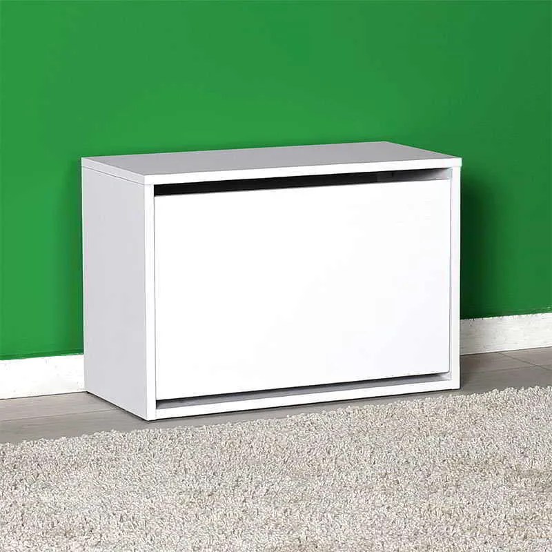 Παπουτσοθήκη Step Megapap 6 ζευγών σε χρώμα λευκό 60x30x42εκ.
