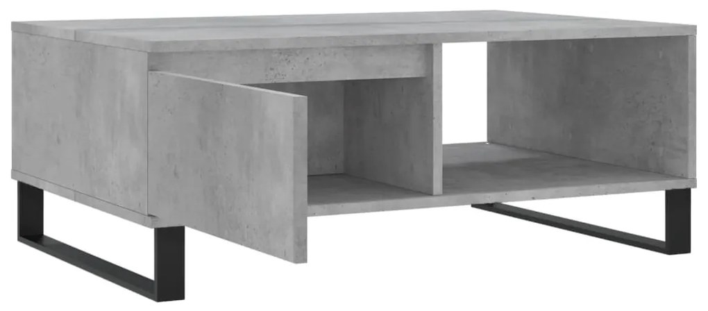 vidaXL Τραπεζάκι Σαλονιού Γκρι Σκυρ. 90x60x35 εκ. Επεξεργασμένο Ξύλο
