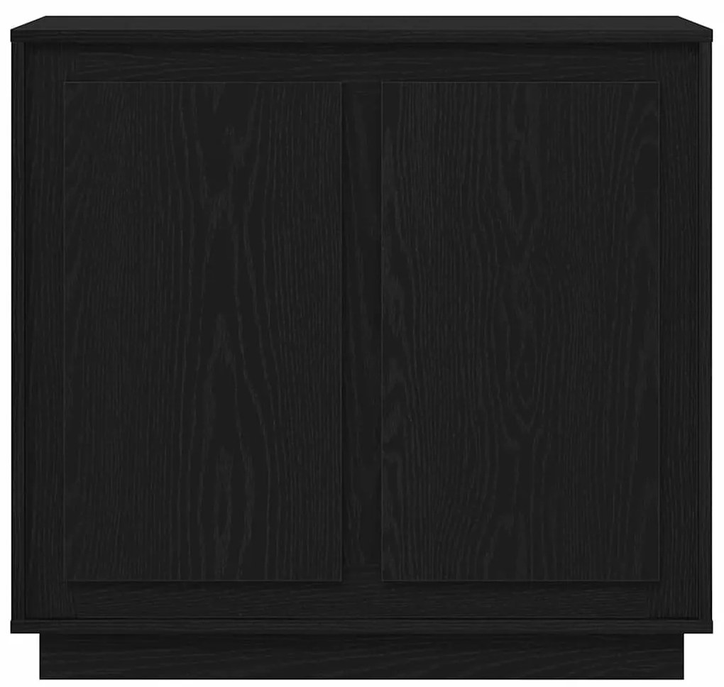 vidaXL Μοντέρνος Μπουφές Πλευρικός Μαύρη δρυς 80 x 34 x 75 εκ
