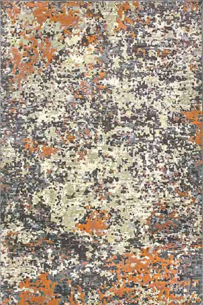 Χαλί Vittoria 978004/7161 Grey-Orange Carpet Couture 200X290cm