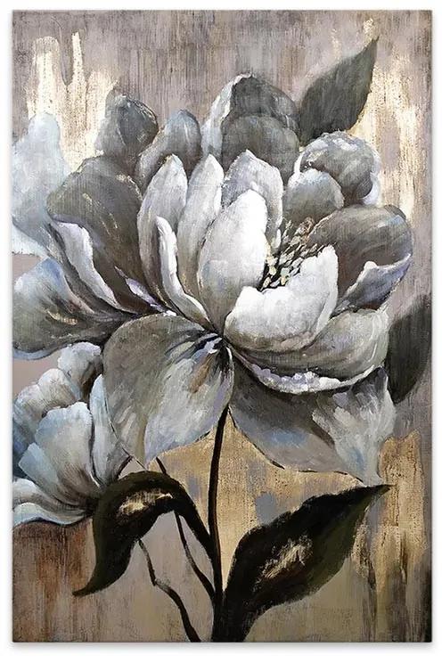 Πίνακας σε καμβά -White Magnolias- Megapap ψηφιακής εκτύπωσης 60x90x3εκ.