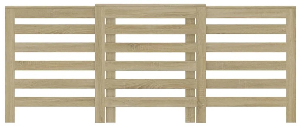 vidaXL Κάλυμμα Καλοριφέρ Sonoma Δρυς 205x21,5x83,5εκ. Επεξ. Ξύλο