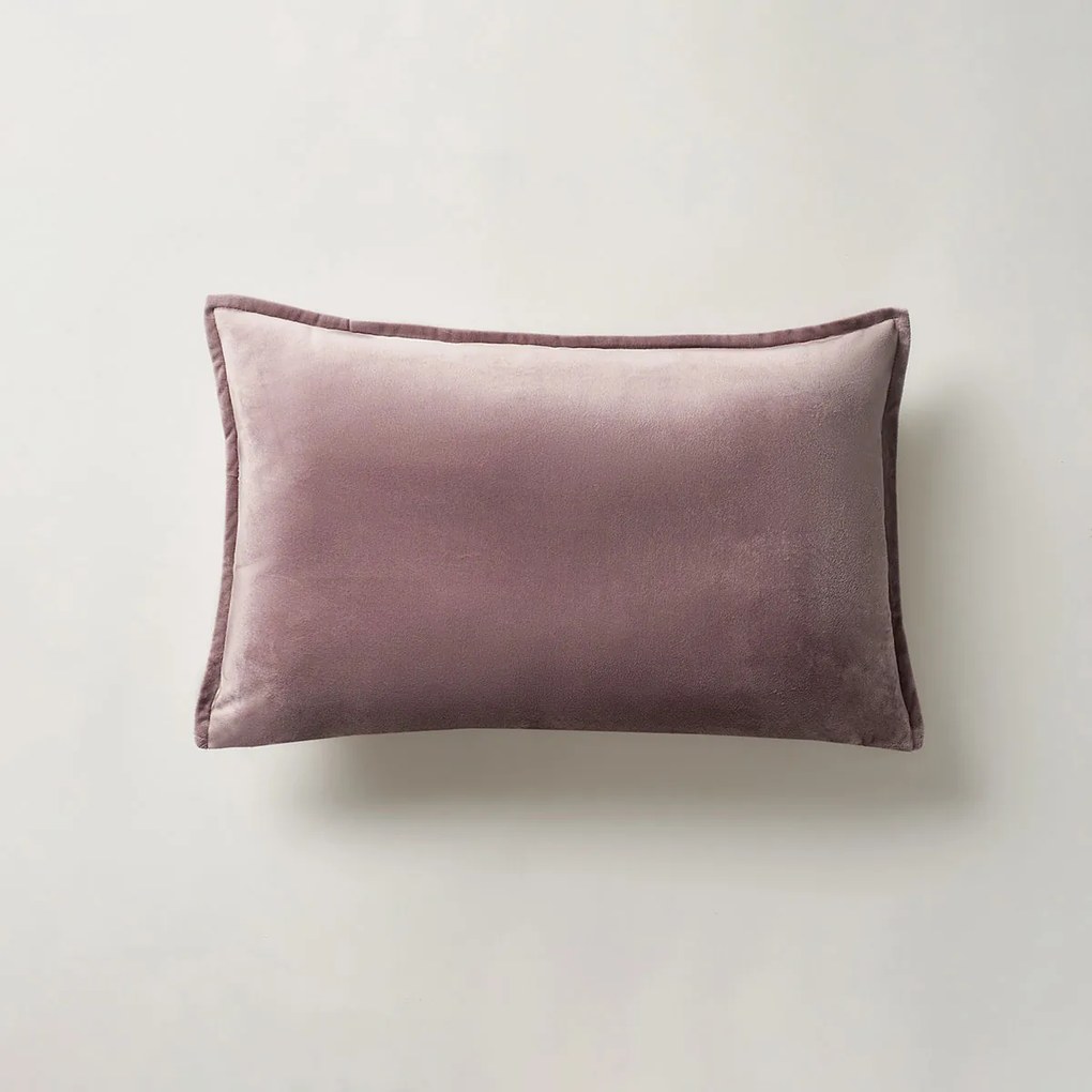 Βελουτέ Διακοσμητική Μαξιλαροθήκη (30x50) Gofis Home Winter Mauve Grey 710/19