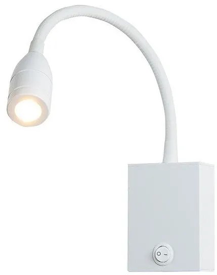 Απλίκα Φωτιστικό Τοίχου Σποτ LED Λευκό Ματ H33 Zambelis-H33-Λευκό H33