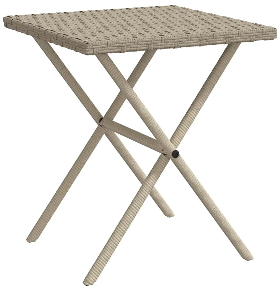 vidaXL Ξαπλώστρες 2 τεμ. Αν. Γκρι από Συνθετικό Ρατάν με Τραπέζι