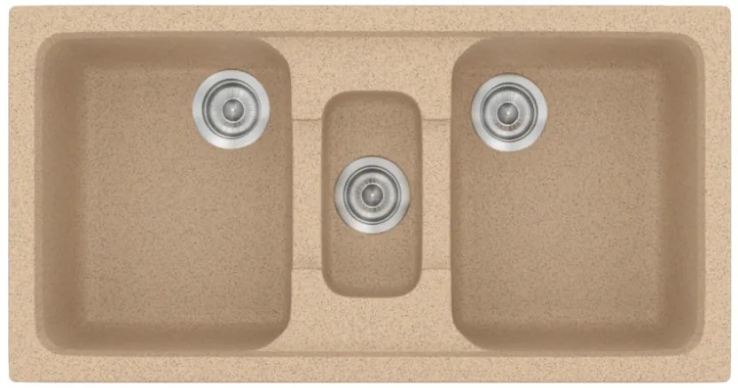 Sanitec Classic 325 Granite Beige Ένθετος Νεροχύτης SAN.325.10.GBE