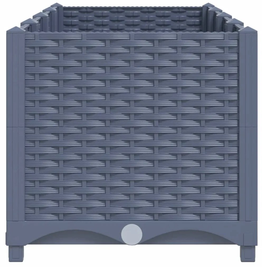vidaXL Ζαρντινιέρα 160 x 40 x 38 εκ. από Πολυπροπυλένιο