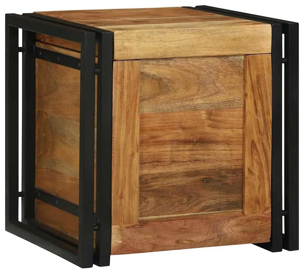 vidaXL Αποθηκευτικές Κάσες Καστανό 40 x 40 x 40 cm Μασίφ ξύλο ακακίας