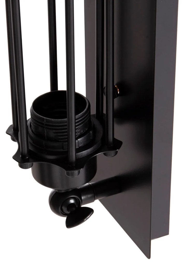 ΑΠΛΙΚΑ ΤΟΙΧΟΥ 2ΦΩΤΗ BEACON HM4463 ΜΕΤΑΛΛΟ ΣΕ ΜΑΥΡΟ 10x10x47Υεκ. - 0536070 - HM4463