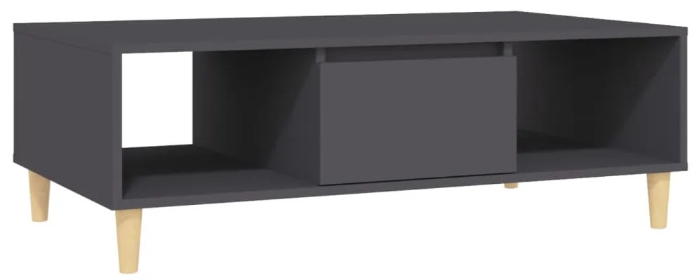 vidaXL Τραπεζάκι Σαλονιού Γκρι 103,5 x 60 x 35 εκ. από Επεξ. Ξύλο