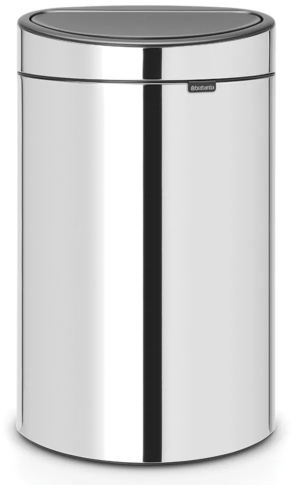 Brabantia 650531 Κάδος Απορριμμάτων Touch Bin New 40L, Briliant Steel