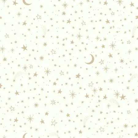 Αυτοκόλλητη Ταπετσαρία Twinkle Little Star Gold Peel KAL.RMK10850