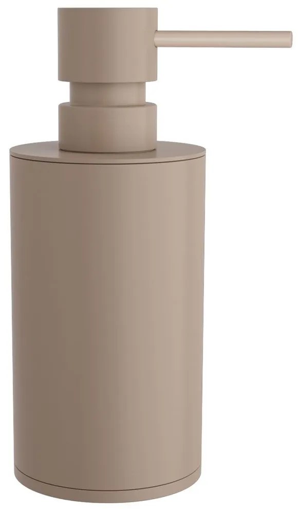Δοχείο Κρεμοσάπουνου 88-103 Φ6x19cm Matt Beige Pam&amp;Co Brass