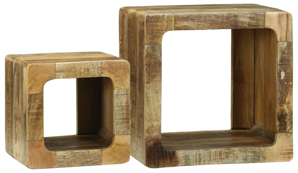 vidaXL Μονάδα TV 36x36x30 cm Μασίφ Ξύλο Μάνγκο
