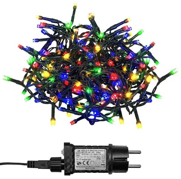 Λαμπάκια 1020 Led-54μ. Πολύχρωμα Με Πρόγραμμα Xmas fest 93-3477