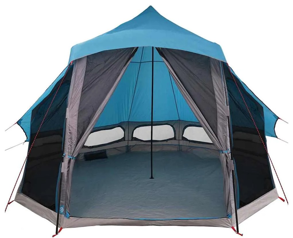 vidaXL Οικογενειακή Σκηνή Τίπι με στέγη Μπλε 404 x 370 x 270 εκ