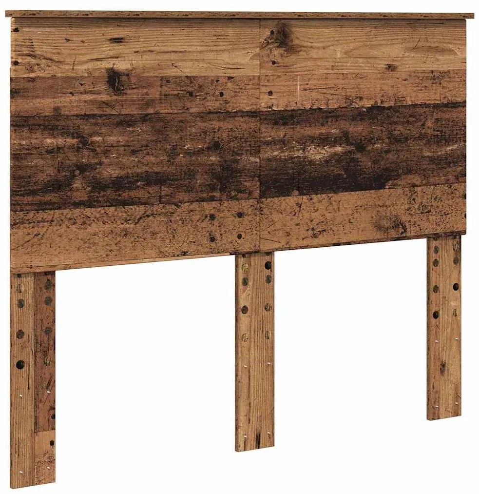 vidaXL Κεφαλάρι με κεφαλάρι Παλιό Ξύλο 120 cm Επεξεργασμένο ξύλο