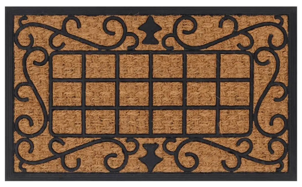 Πατάκι Εισόδου Ορθογώνιο 45 x 75 εκ. Καουτσούκ και Κοκοφοίνικας