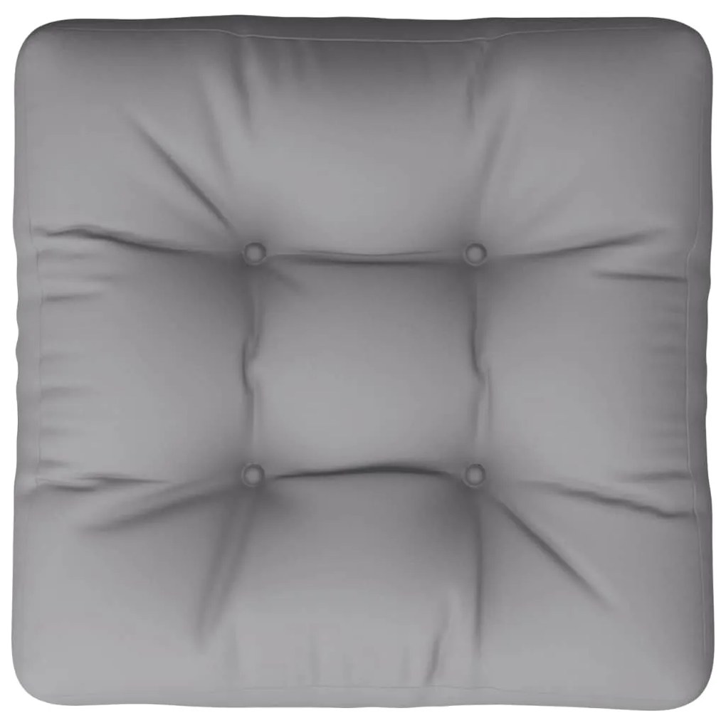 vidaXL Μαξιλάρι Παλέτας Γκρι 60 x 60 x 12 εκ. Υφασμάτινο