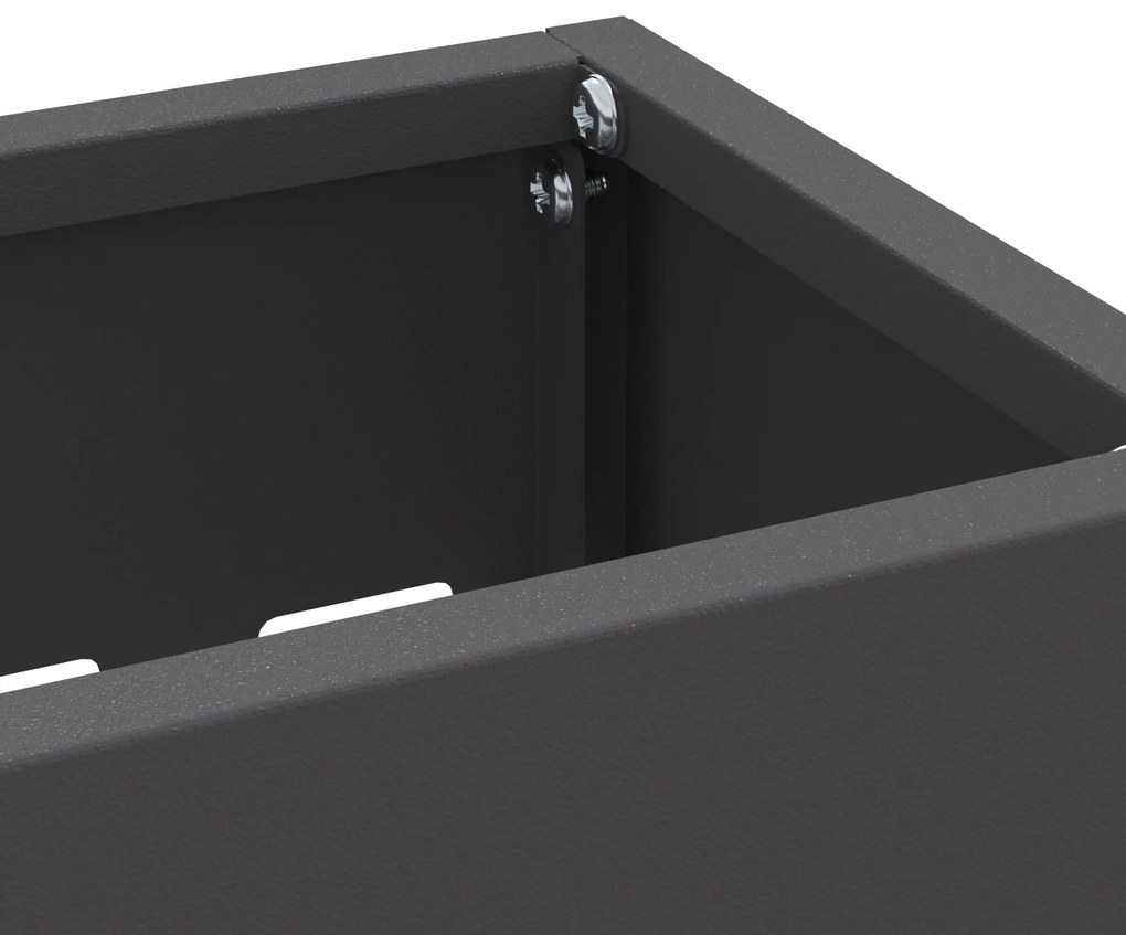 vidaXL Σταντ Ομπρέλας Μαύρο - 28x12x41 εκ. Χάλυβας