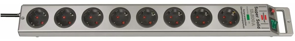 Πολύπριζο για Πρίζες 5 Θέσεων με Διακόπτη Brennenstuhl Super-Solid 3600 W (2,5 m)