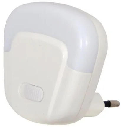 Φωτιστικό Νυκτός LED 1W με Διακόπτη Λευκό 30-002605 ELECTROPACK-30-002605-Λευκό 30-002605