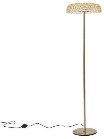 Επιδαπέδιο Φωτιστικό LED 10W 132cm Arte Illumina Perforato Eurolamp-144-15074-Χρυσό 144-15074