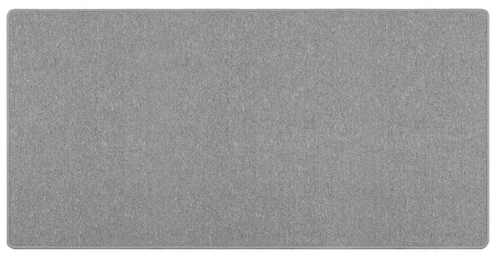 vidaXL Δερμάτινο Χαλί Ανοιχτό γκρι 100 x 200 cm 100% Πολυπροπυλένιο