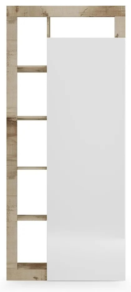 Berlin Ντουλάπα Καφέ 78x31x187
