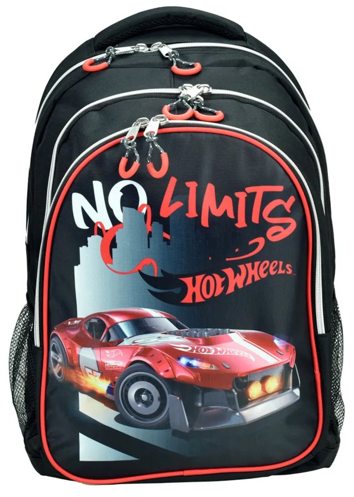 Σχολική Τσάντα Δημοτικού (35x20x46) Gim Hot Wheels Retro