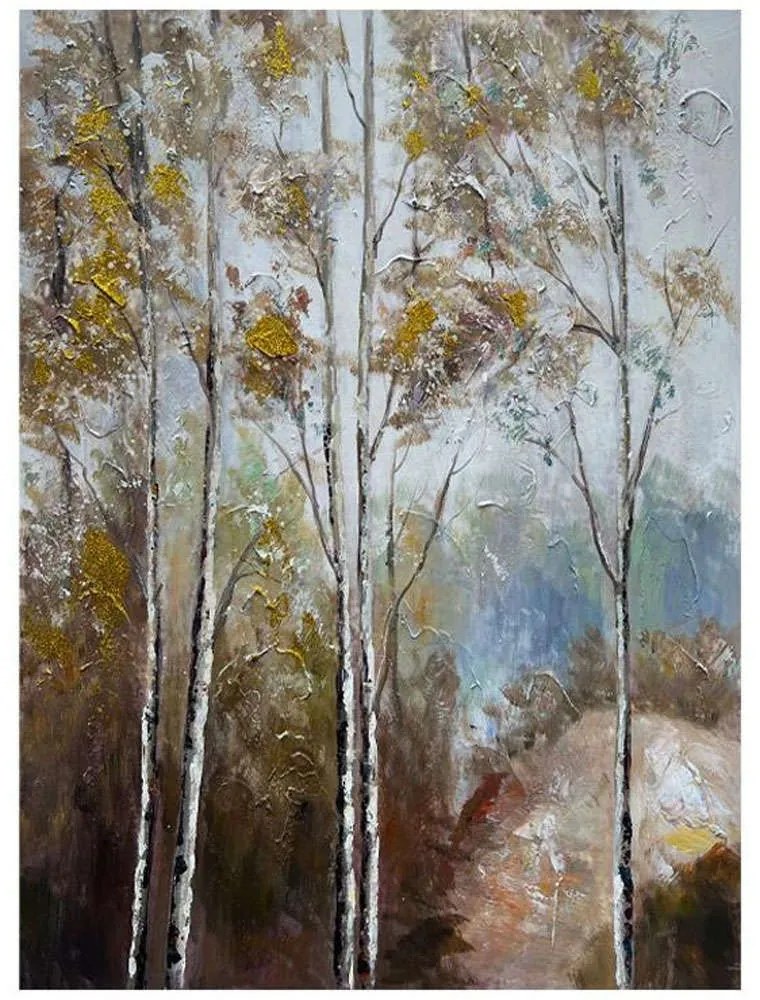 Πίνακας Καμβάς Forest 148-222-139 80x2,3x60cm Multi Κάθετοι Καμβάς