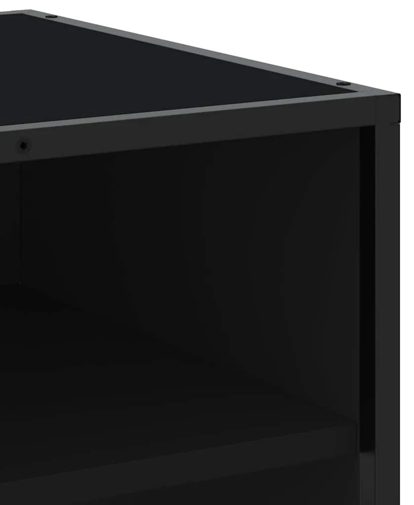ντουλάπι τηλεόρασης vidaXL Μαύρο 270x40x46 cm Κατασκευασμένο ξύλο