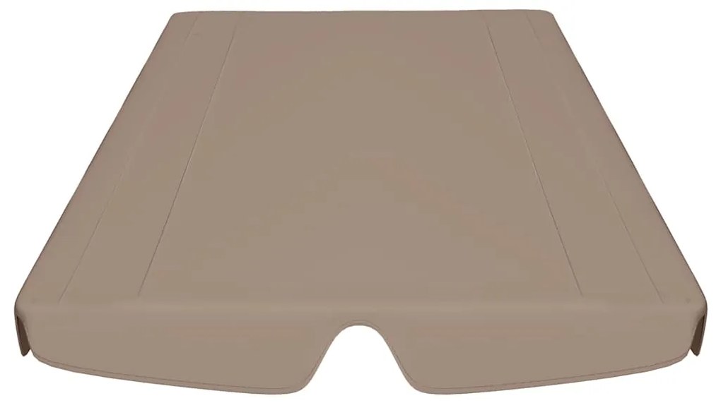 vidaXL Πανί Ανταλλακτικό για Κούνια Κήπου Taupe 150/130 x 105/70 εκ.