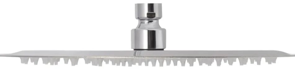 vidaXL Κεφαλή Nτους Βροχή Στρογγυλή 25 εκ. από Ανοξείδωτο Ατσάλι