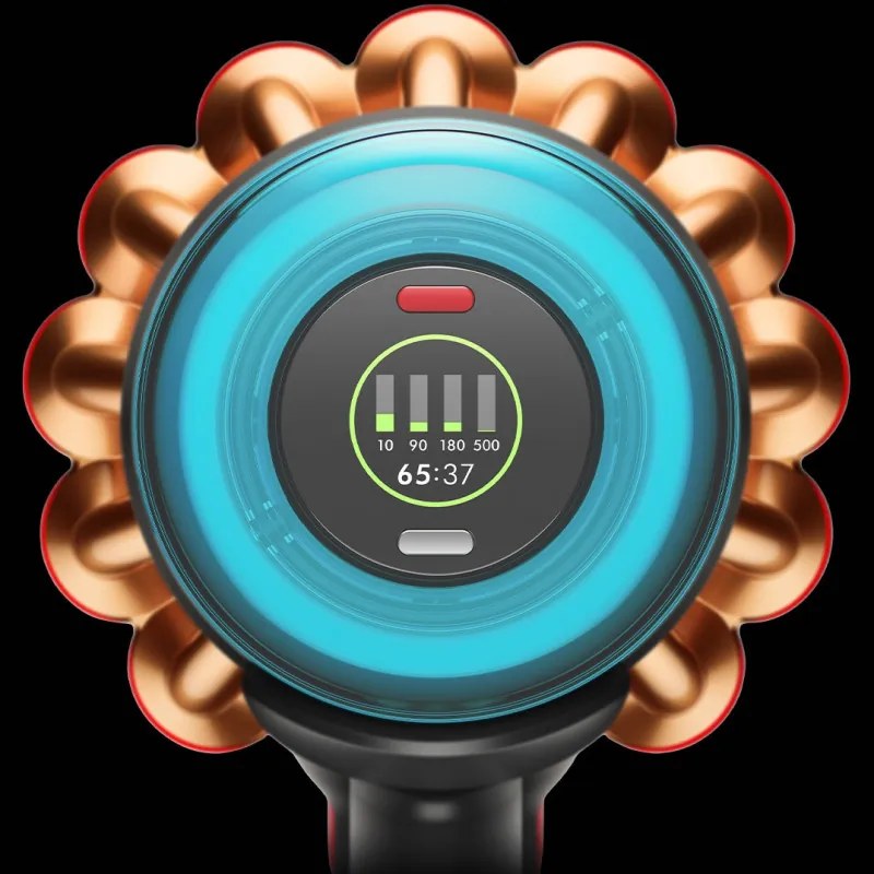 Σκούπα όρθια Dyson V16 Piston Animal 492963-01, 315AW, 900W, 1.3L, 70 λεπτά, CleanCompaktor™, Hyperdymium™, MyDyson™, HEPA, LCD, Μαύρο/Χαλκός