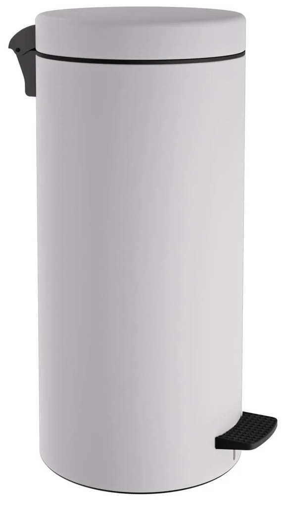 Κάδος Απορριμμάτων (Φ25x53) Pam &amp; Co 25lt 2553 Matt White