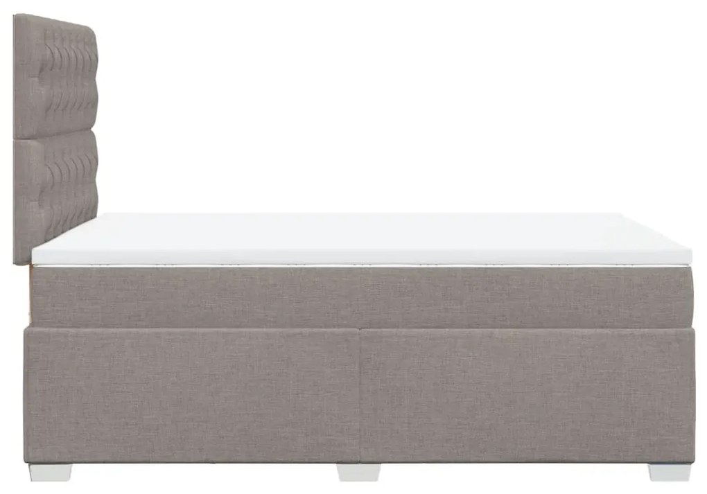 ΚΡΕΒΑΤΙ BOXSPRING ΜΕ ΣΤΡΩΜΑ TAUPE 120X190 ΕΚ. ΥΦΑΣΜΑΤΙΝΟ 3290438