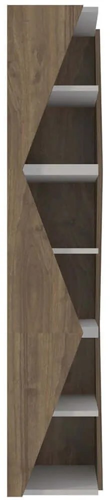 Ραφιέρα Δαπέδου Arrow 875ZNA4622 31,8x31,8x165cm Walnut-White