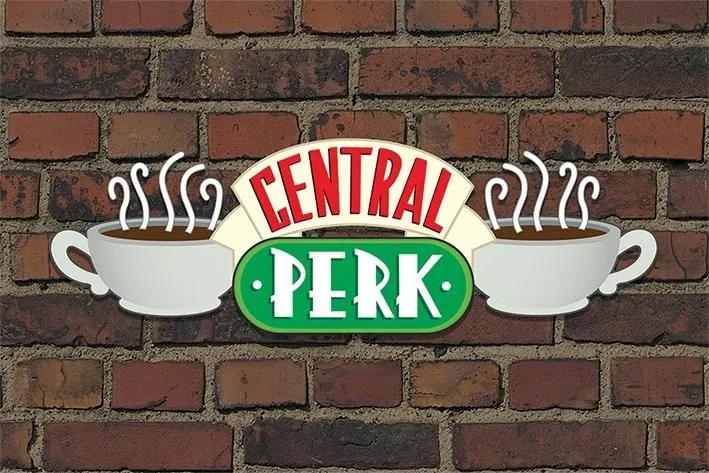 Αφίσα Friends TV - Central Perk Brick, (91.5 x 61 cm)