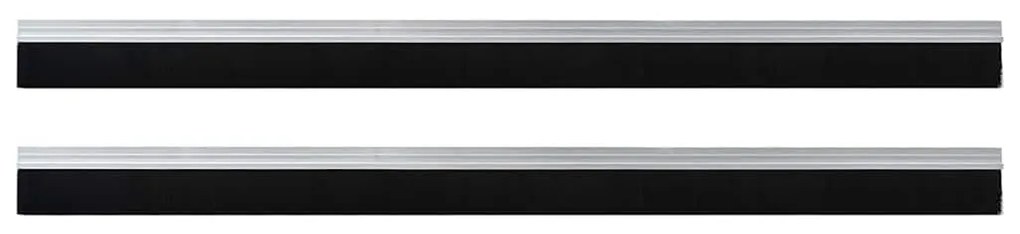 vidaXL Αυτοκόλλητες σφραγίδες πόρτας 2 pcs Ασημί 100 cm