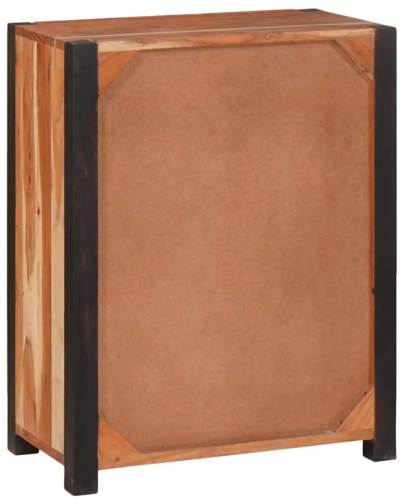 vidaXL Πλαϊνό γραφείο 3 pcs Καφέ 110 x 30 x 75 εκ Μασίφ ξύλο ακακίας