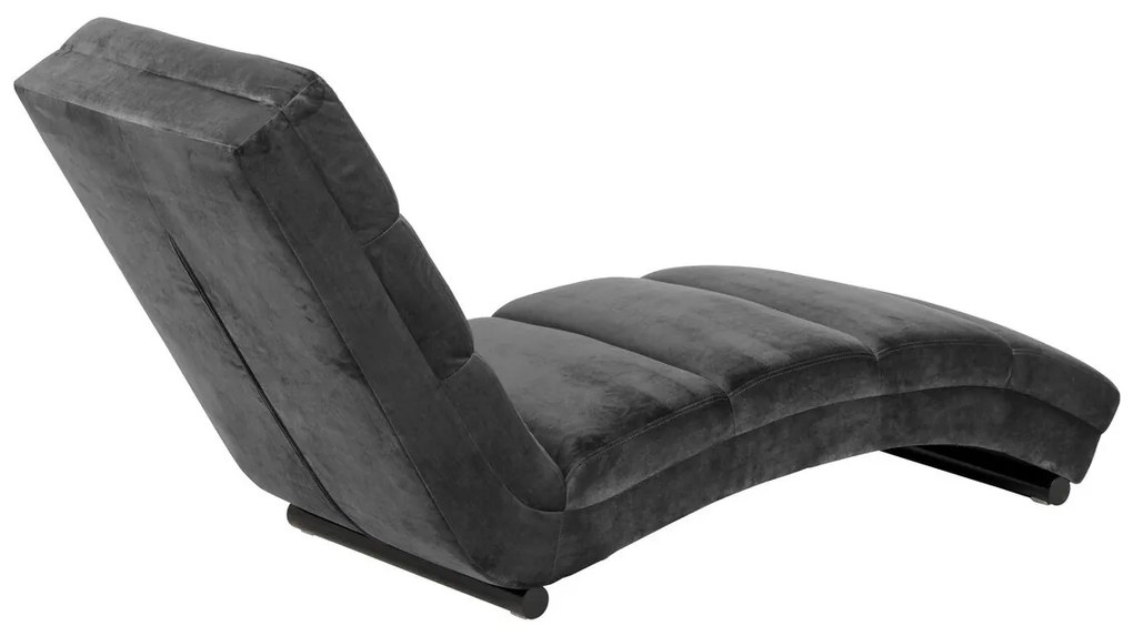Ανάκλινδρο Oakland 312, Γκρι, 82x60x170cm, Ταπισερί, Πόδια: Μεταλλικά