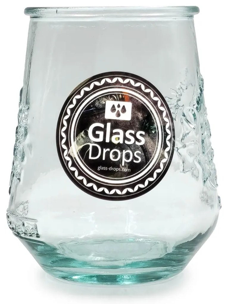 Ποτήρι Glass Drops Αuthentic Est. 1896 (2396) Από ανακυκλωμένο γυαλί, Χωρητικότητας 400ml, Διαστάσεων Ø 9 x Υ 11 cm