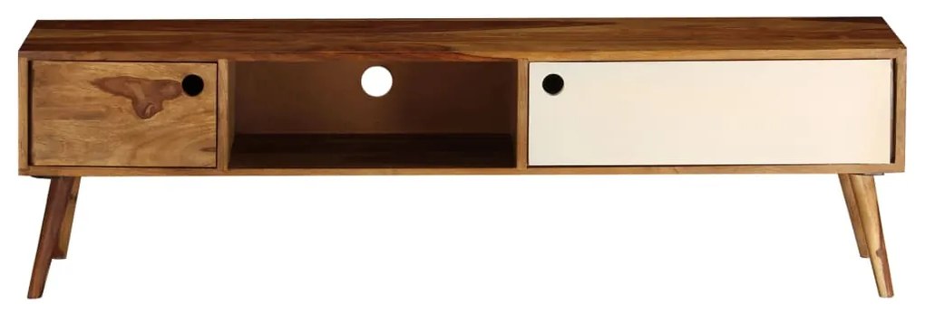 vidaXL Έπιπλο Τηλεόρασης 140 x 30 x 40 εκ. από Μασίφ Ξύλο Ακακίας