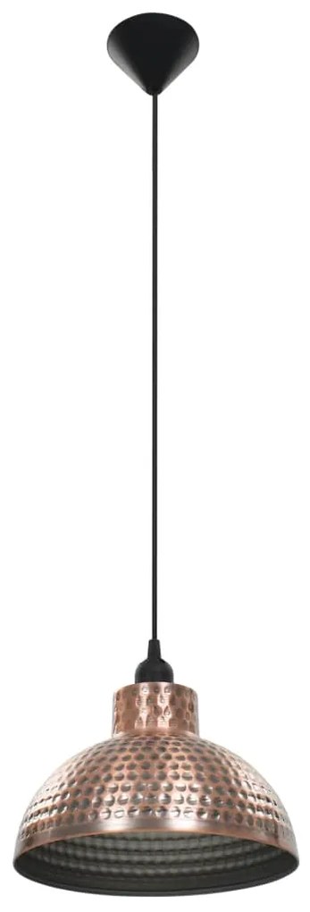 vidaXL Φωτιστικά Οροφής Ημισφαιρικά 2 τεμ. Χάλκινο Χρώμα