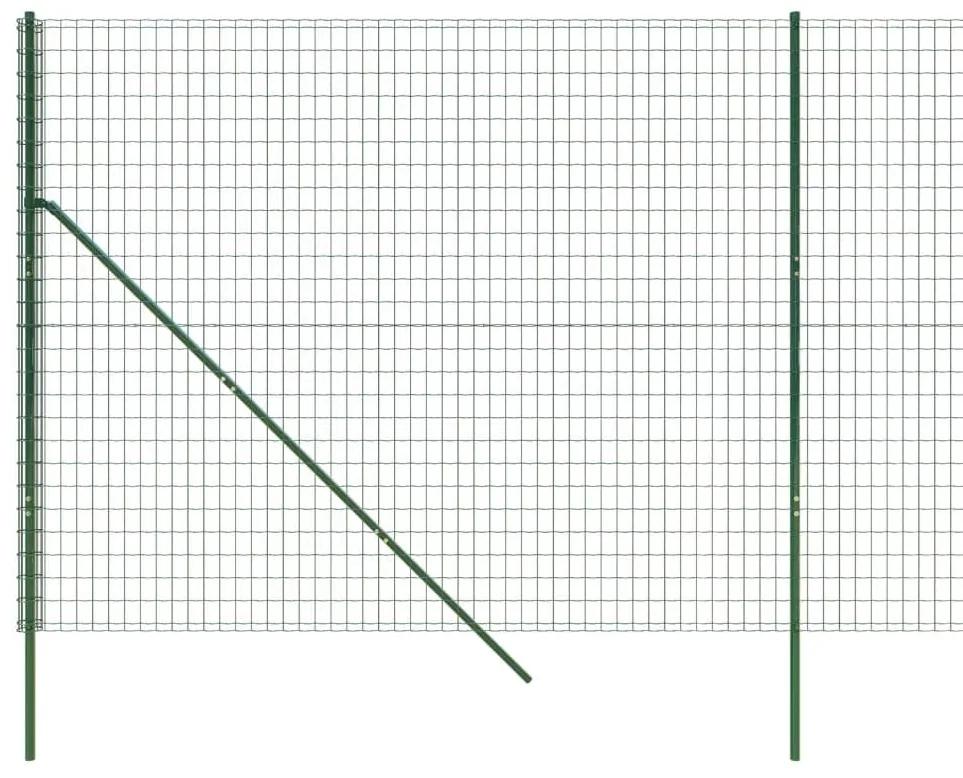 Συρματόπλεγμα Περίφραξης Πράσινο 1,8x25 μ. Γαλβανισμένο Ατσάλι - Πράσινο
