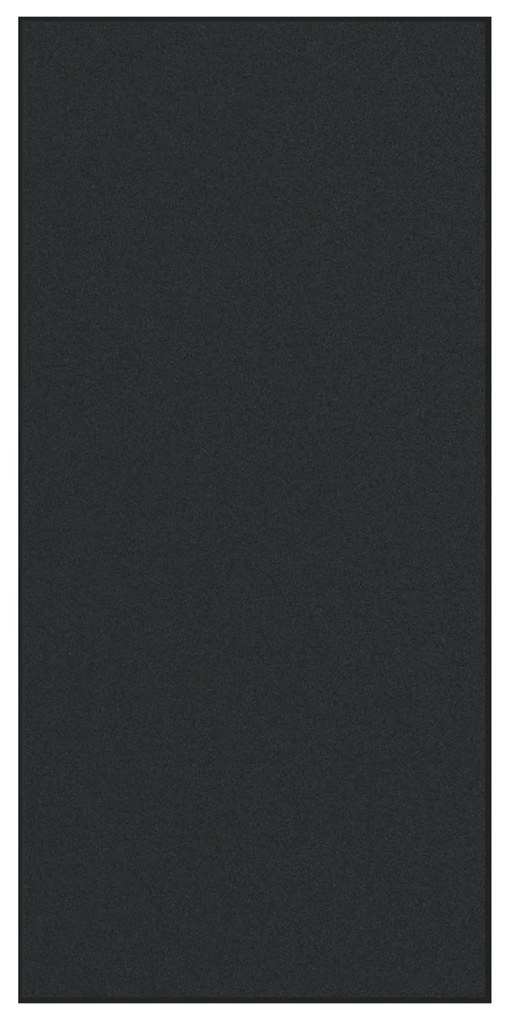 vidaXL Μαύρο Πατάκι Φιλικό για το Πλυντήριο 120x250 εκ
